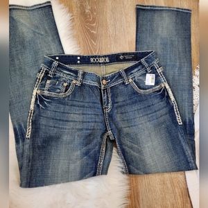 ROCK N ROLL NWT women's boot cut low rise 34x36 jeans
